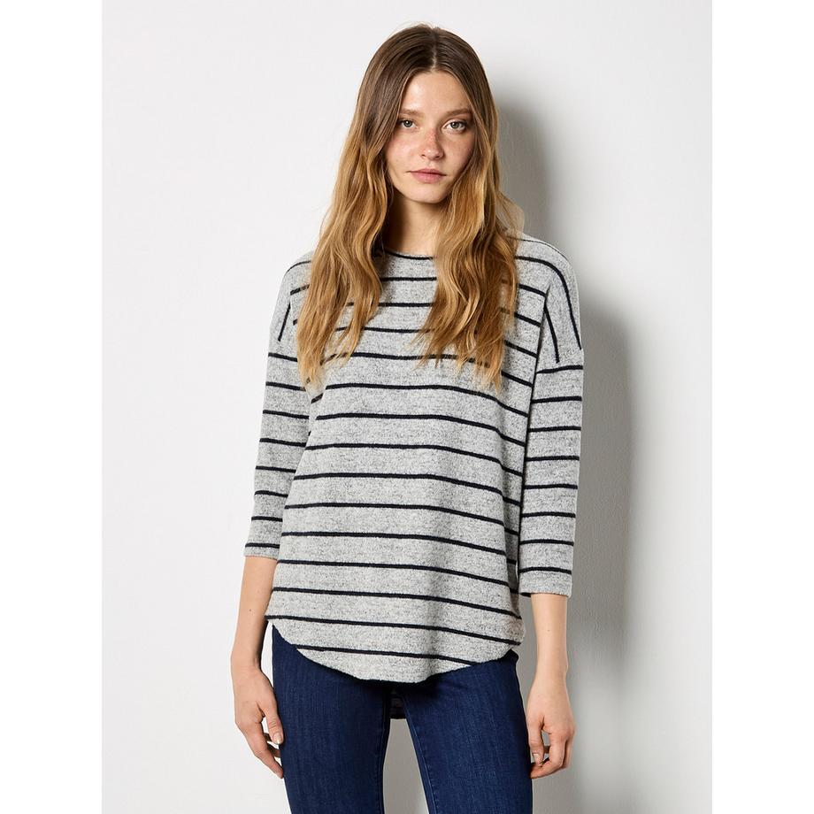 APRICOT Soft Touch Stripe Top  