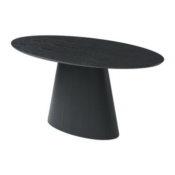 Tavolo da pranzo 6 coperti in MDF Nero  - ANTELADA