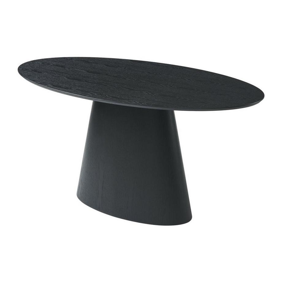 Tavolo da pranzo 6 coperti in MDF Nero  - ANTELADA