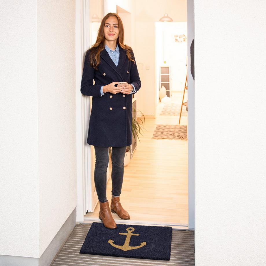 B2X Fußmatte Kokosfaser mit Anker  