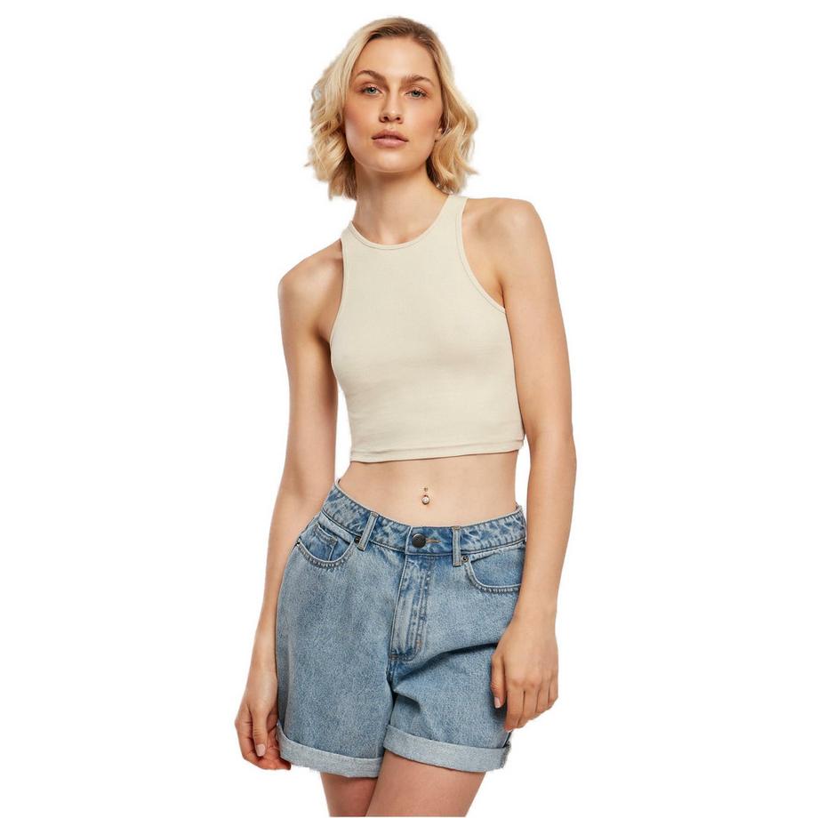 URBAN CLASSICS Cropped Rib Top  