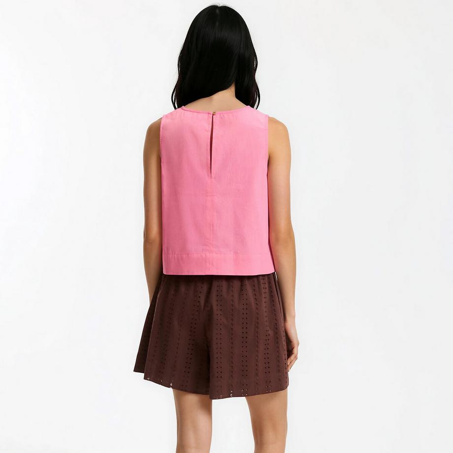 La Redoute Collections Top sans Manches à Nouer sur les Côtés  