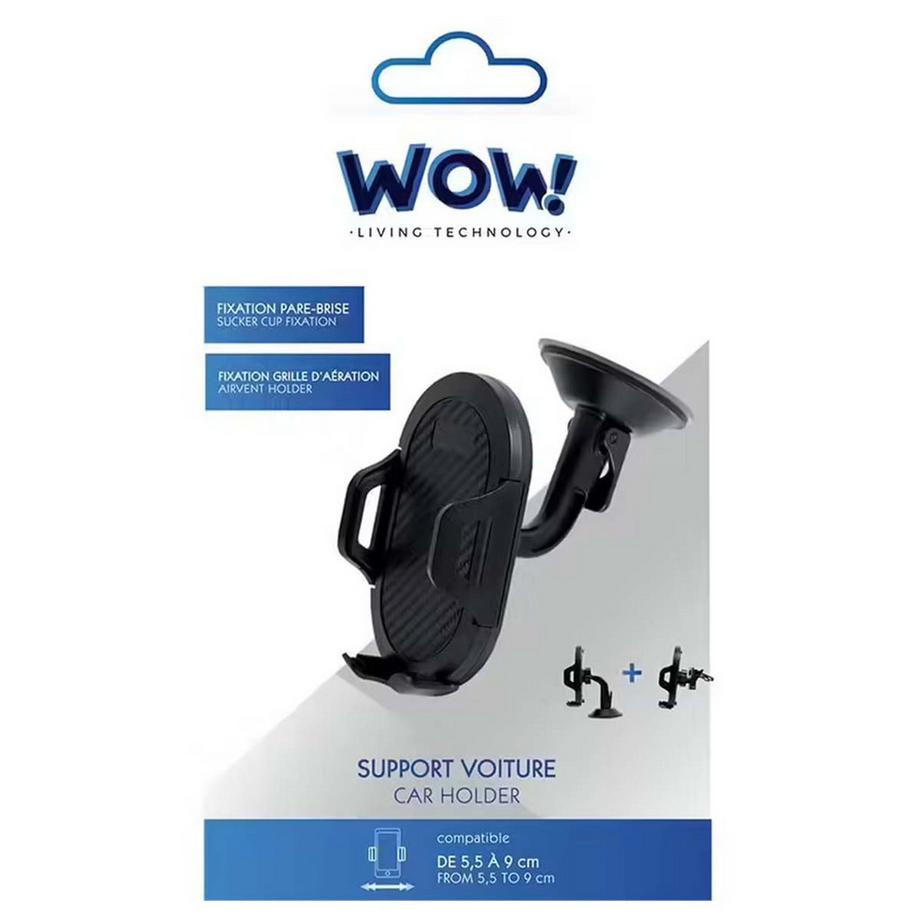 WOW  Support Voiture Ajustable pour Smartphone 