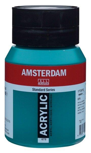 Talens TALENS Acrylfarbe Amsterdam 500ml 17726752 phthalogrün  