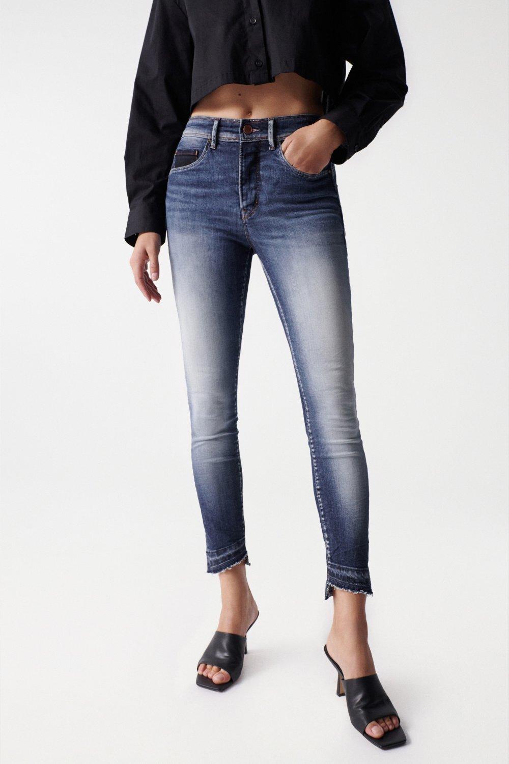 Image of Jeans Secret Glamour Cropped Damen Blau W29