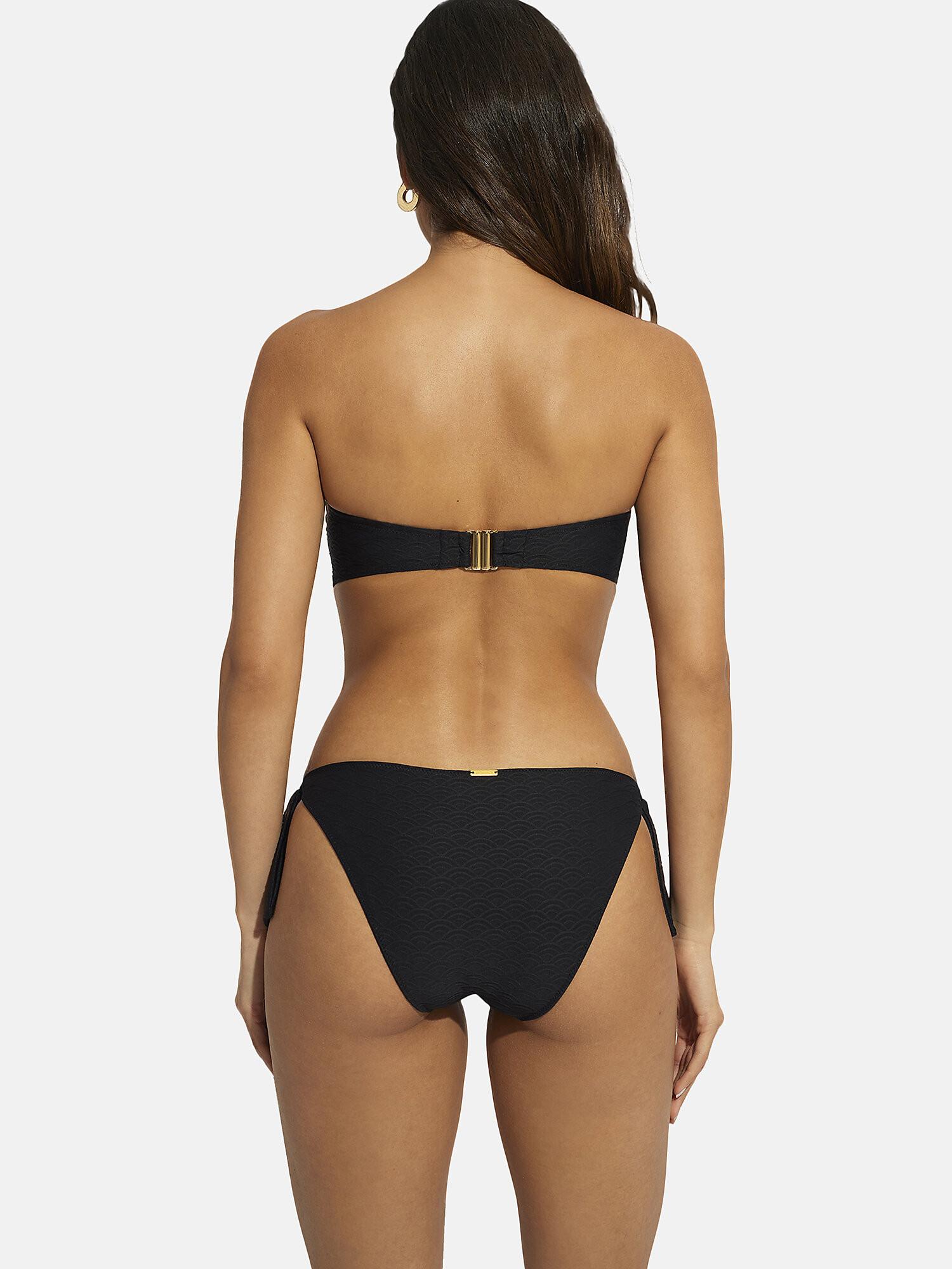 Selmark  Bas maillot slip de bain taille basse à nouettes Sicilia 