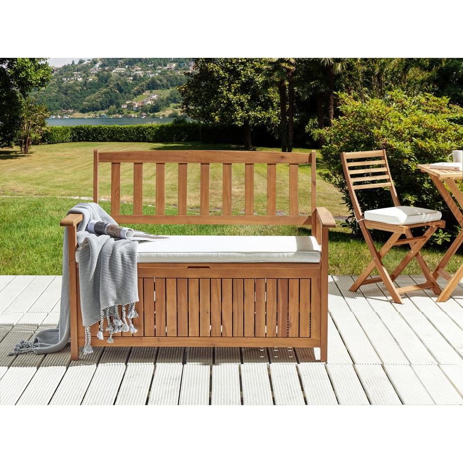 Beliani Cuscino per sedile a panca en Poliestere Scandinavo SOVANA  