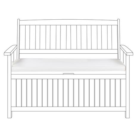 Beliani Coussin de banquette en Polyester Scandinave SOVANA  