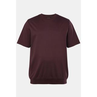 JP1880  T-shirt Basic ventre confort à manches courtes  aubergine 