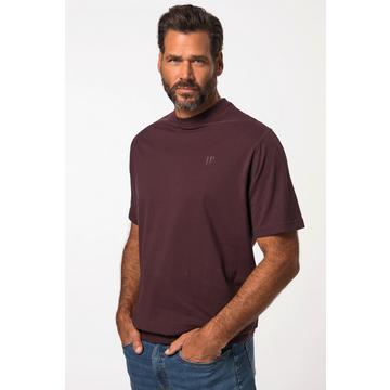 T-shirt Basic ventre confort à manches courtes  aubergine