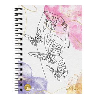 Biella Schüleragenda mydiary Wire-O 3½ Tage pro Seite, Women  