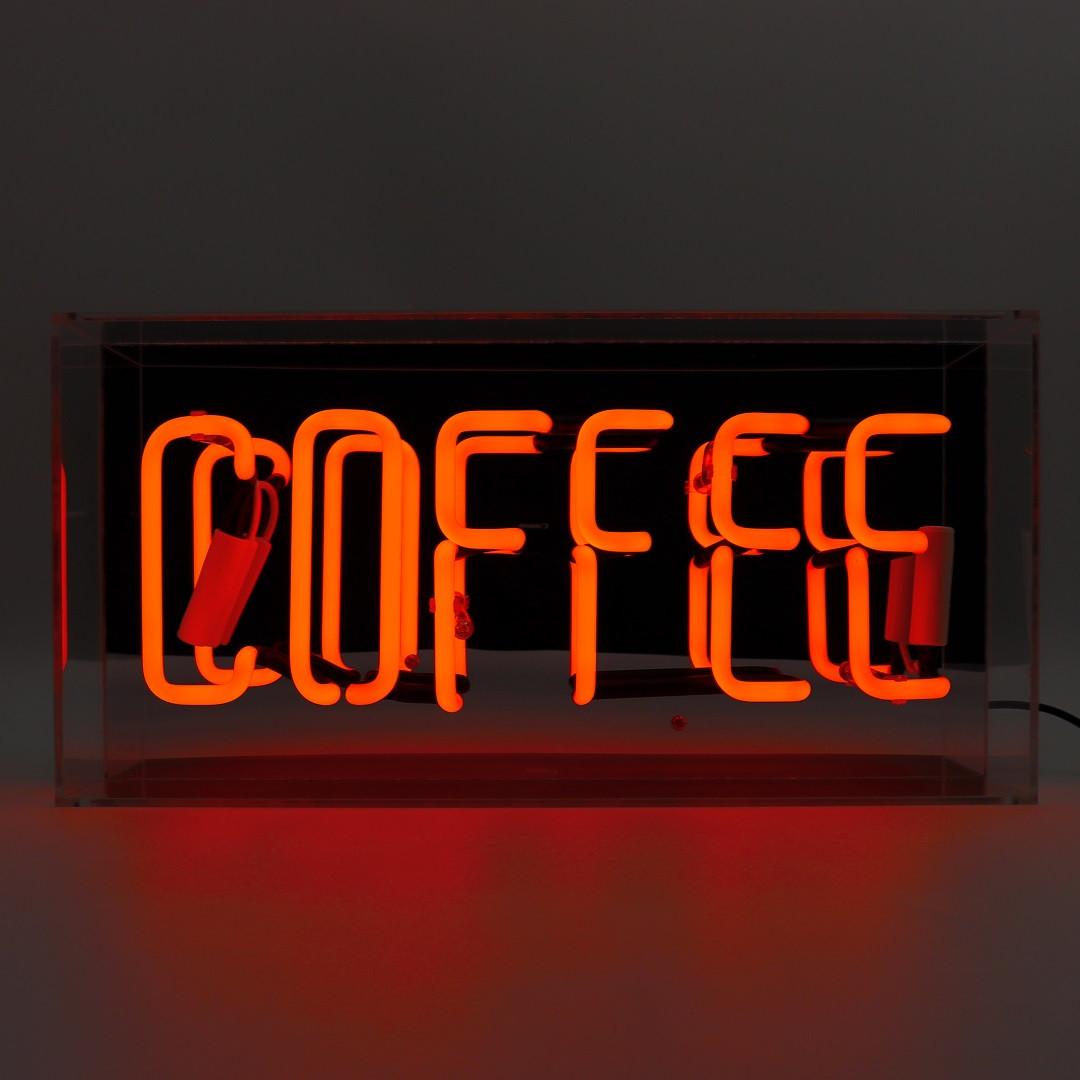 Image of Acryl-Box Neon - Coffee Acryl-Box Neon - Coffee