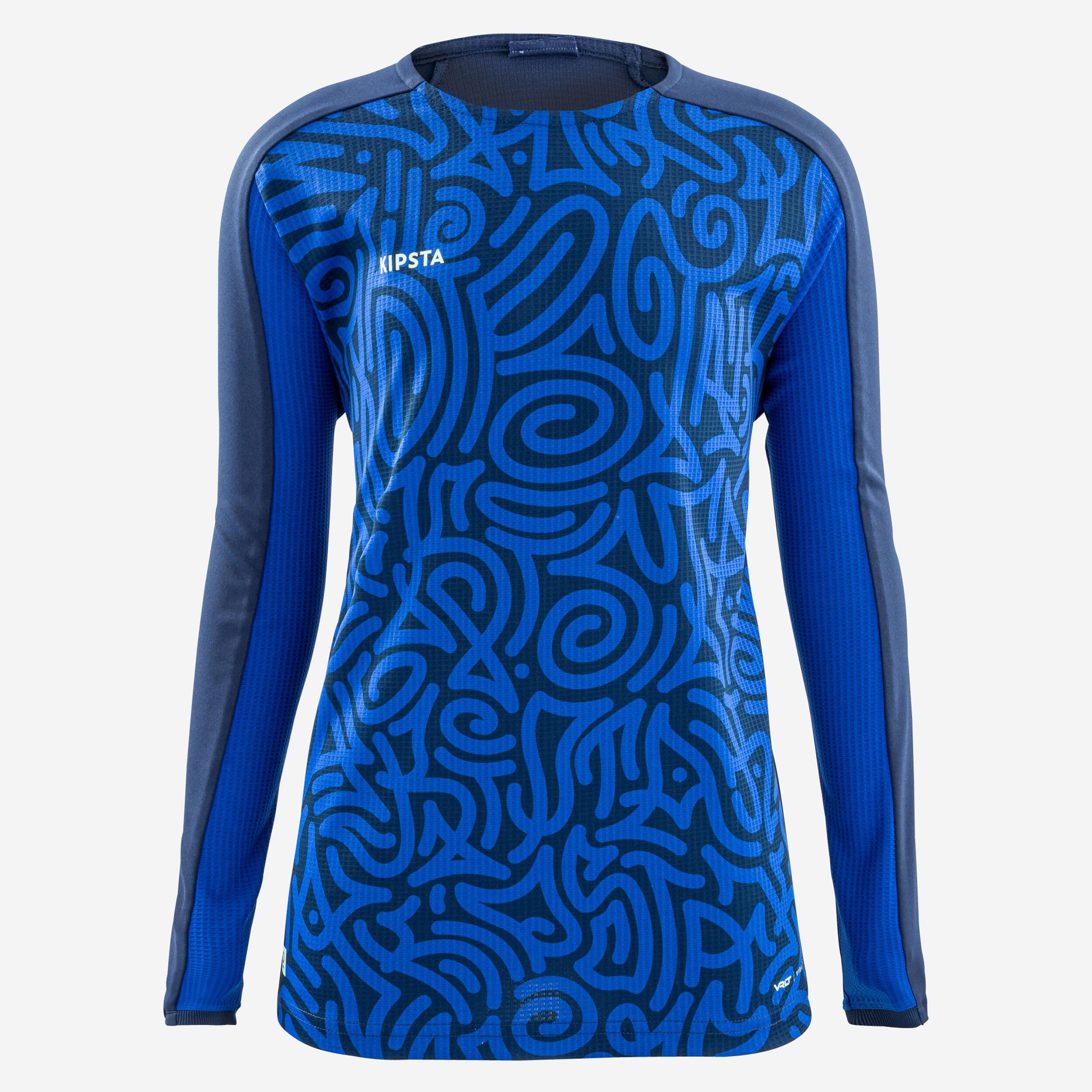 Image of Langarmshirt - Viralto Unisex Blau Bedruckt 141-148CM