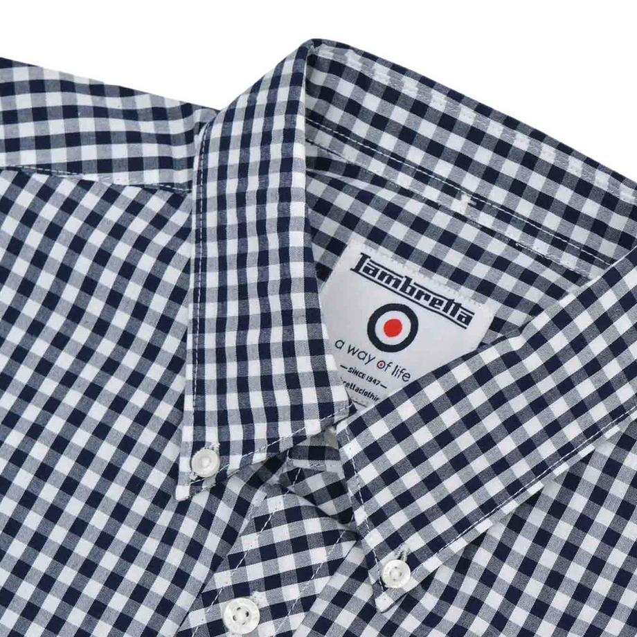 Lambretta  Ss25 Camicia Percalle, A Quadretti 