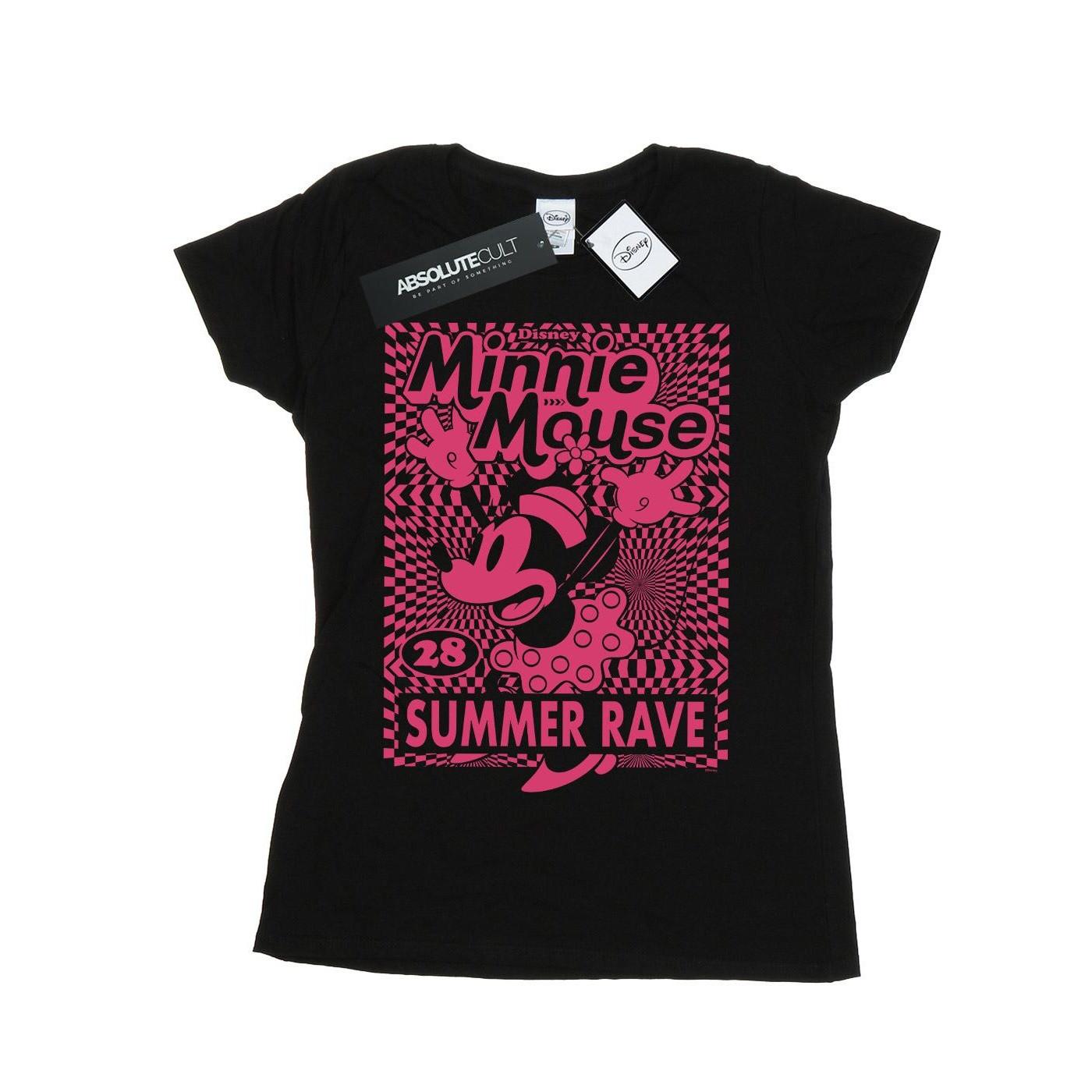 Image of Minnie Mouse Summer Party Tshirt Damen Schwarz M