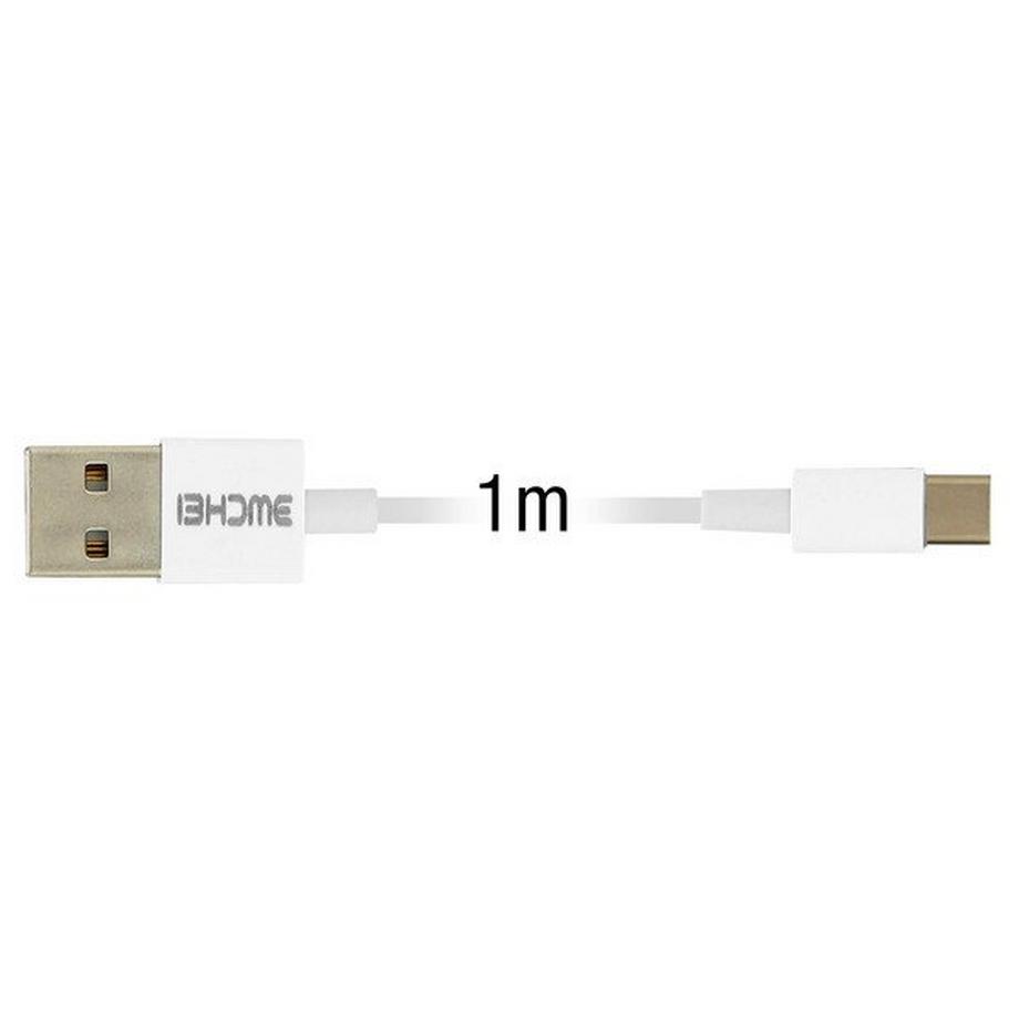 Avizar  2.1 a Auto-Ladegerät USB-C Kabel Weiß 