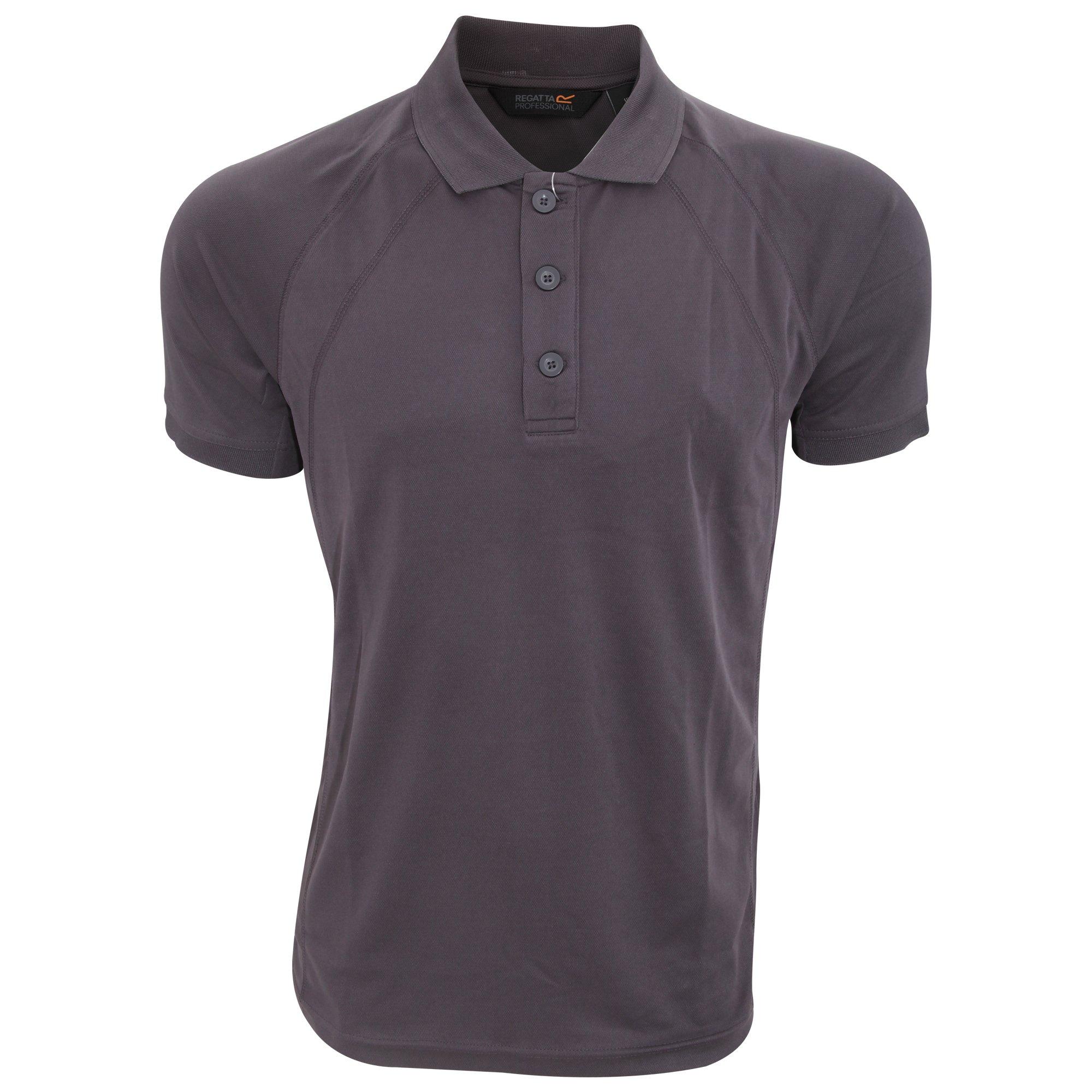 Image of Hardwear Coolweave Kurzarm Polo Shirt Herren Eisen S