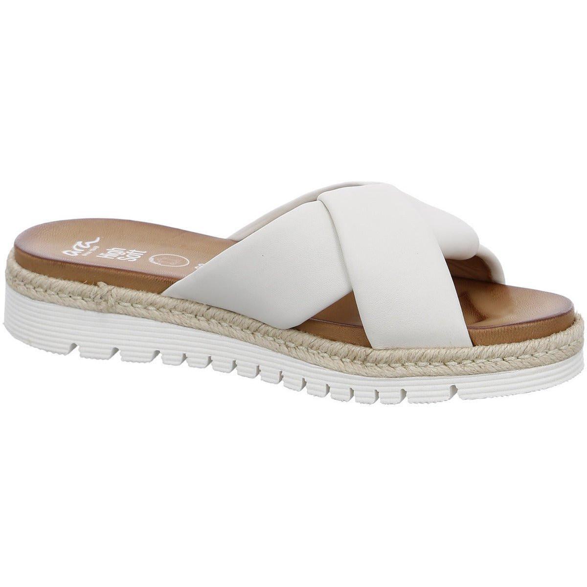 Image of Jamaika - Leder Sandale Damen Offwhite 42