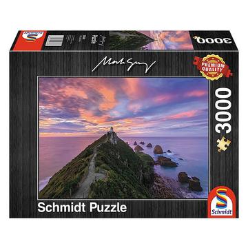 Puzzle Nugget Point Lighthouse New Zealand (3000Teile)
