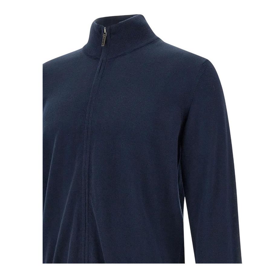 BOSS Cardigan Balonso tricoté avec fermeture éclair intégrale  