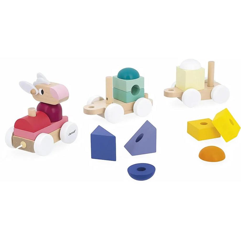 Janod  Le petit train des moutons Zigolos 