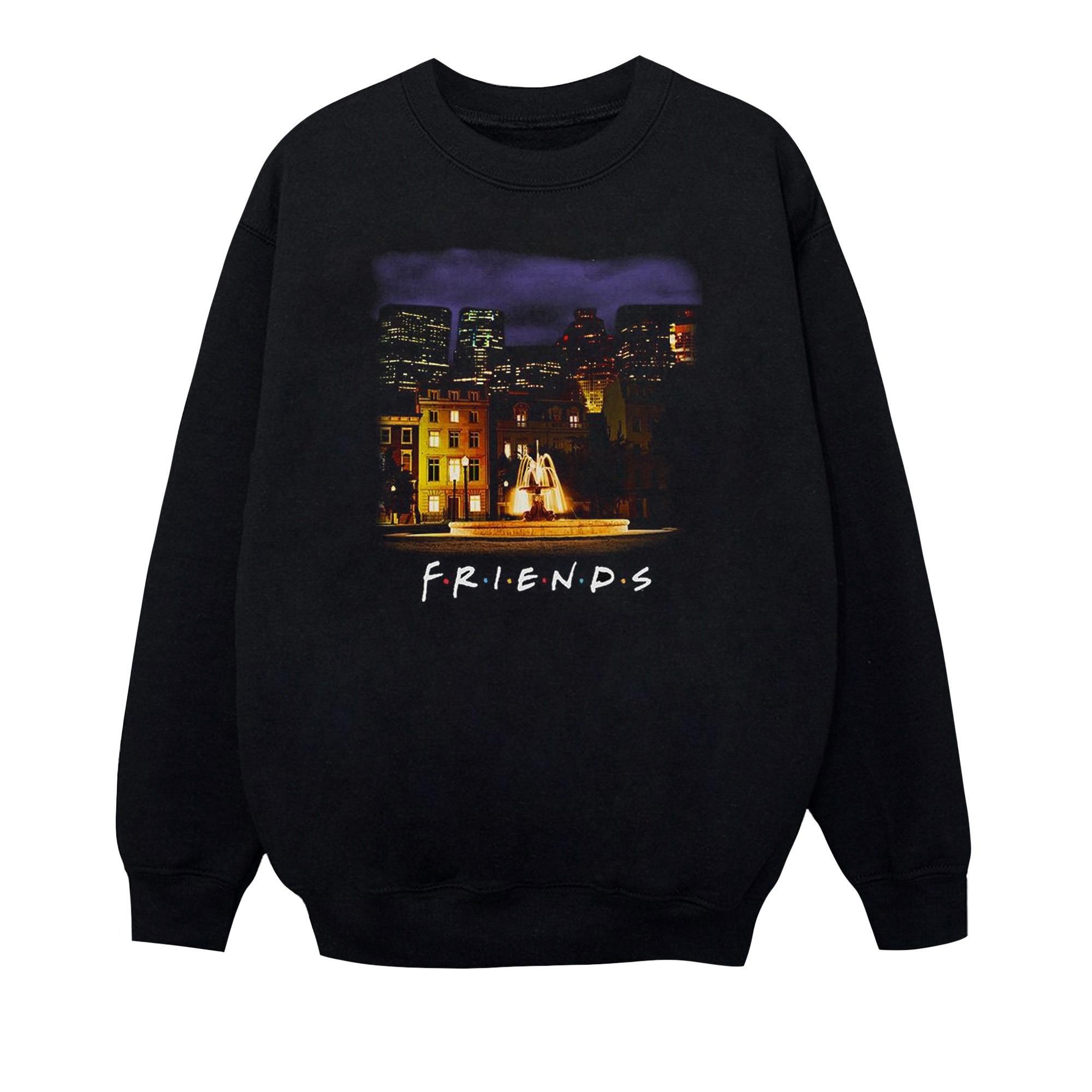 Image of Nightime Fountain Sweatshirt Mädchen Schwarz 128