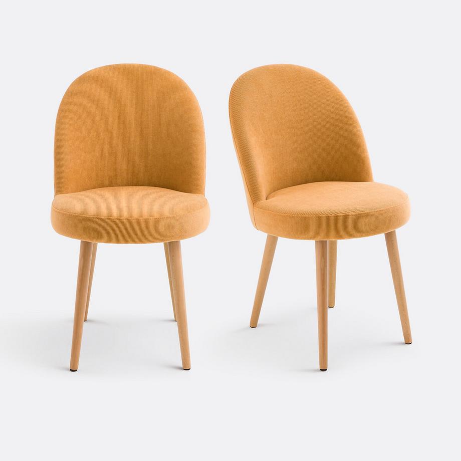 La Redoute Intérieurs Satz von 2 Stühlen aus Cord  