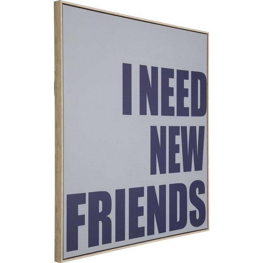 KARE Design Tableau encadré New Friends 80x80  