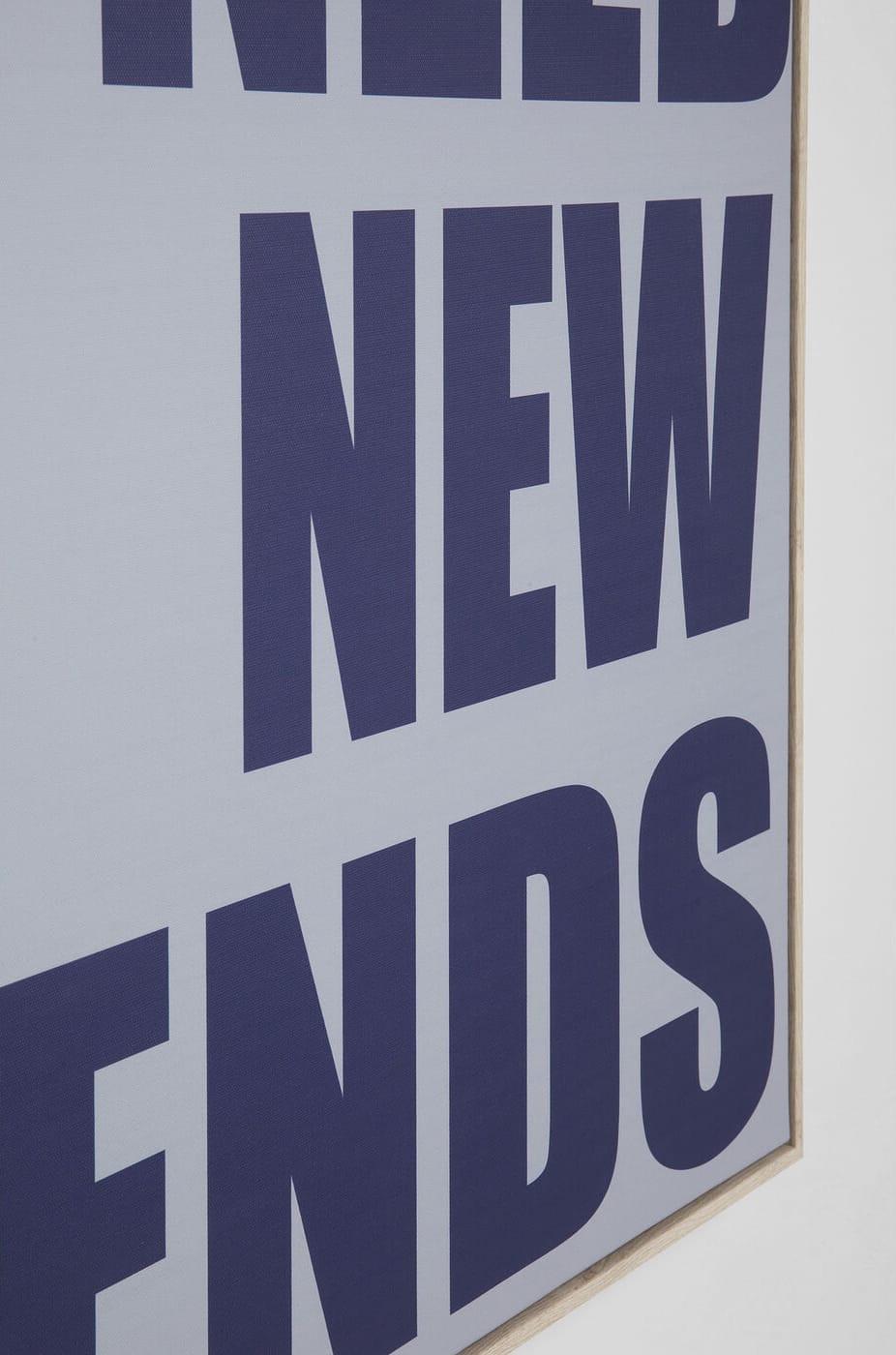 KARE Design Quadro incorniciato Nuovi amici 80x80  