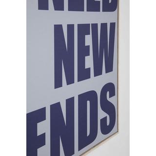 KARE Design Quadro incorniciato Nuovi amici 80x80  