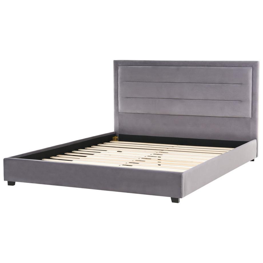 Beliani Letto en Velluto Moderno ROUEN  