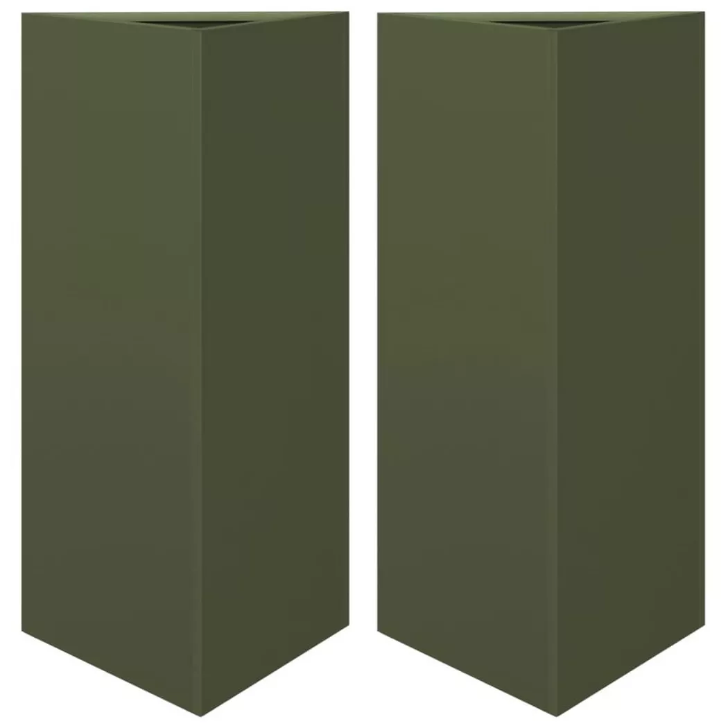 VidaXL - Jardinière métal, One Size, Vert