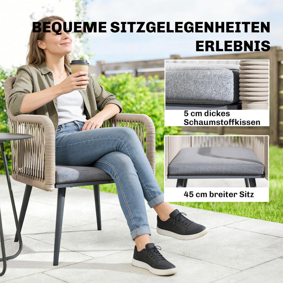 Outsunny Gartenstuhl Set  