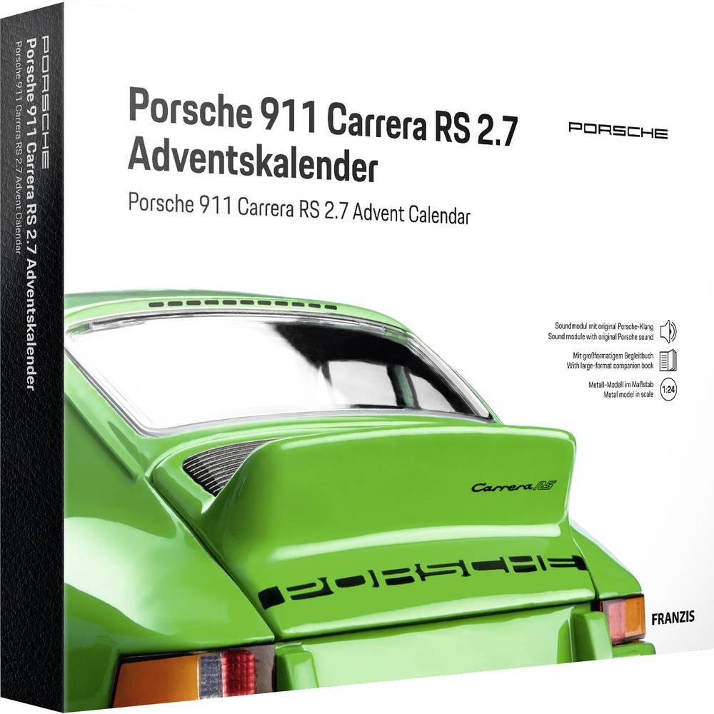 FRANZIS Modellfahrzeug Adventskalender Porsche 911 Carrera RS 2.7  