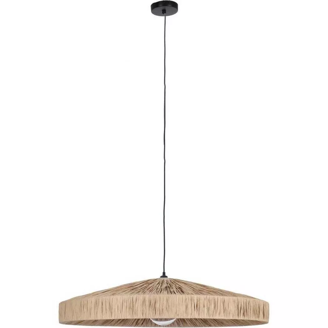 mutoni lifestyle – Hängeleuchte Kanda natur rund 80, One Size