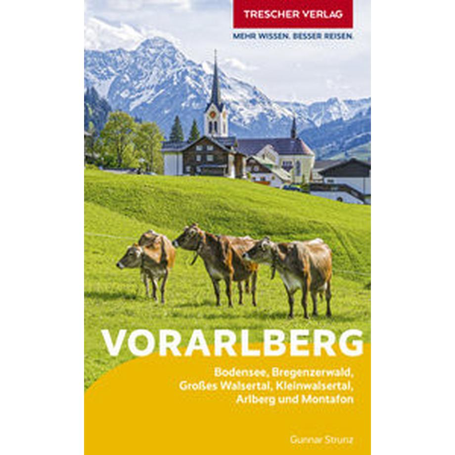 Trescher Verlag  TRESCHER Reiseführer Vorarlberg 