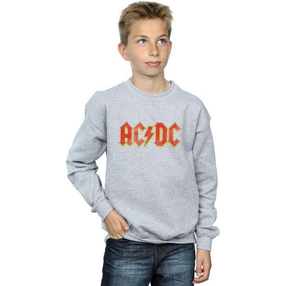 AC/DC ACDC Logo Felpa Girocollo  