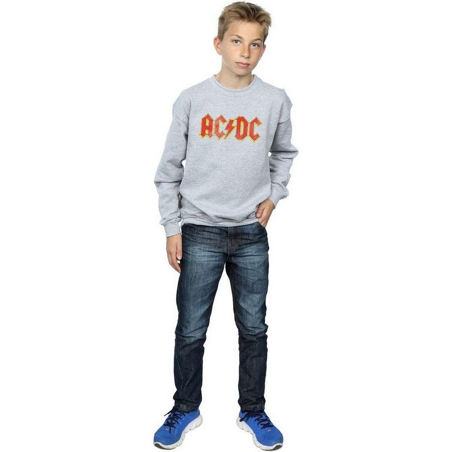 AC/DC ACDC Logo Felpa Girocollo  