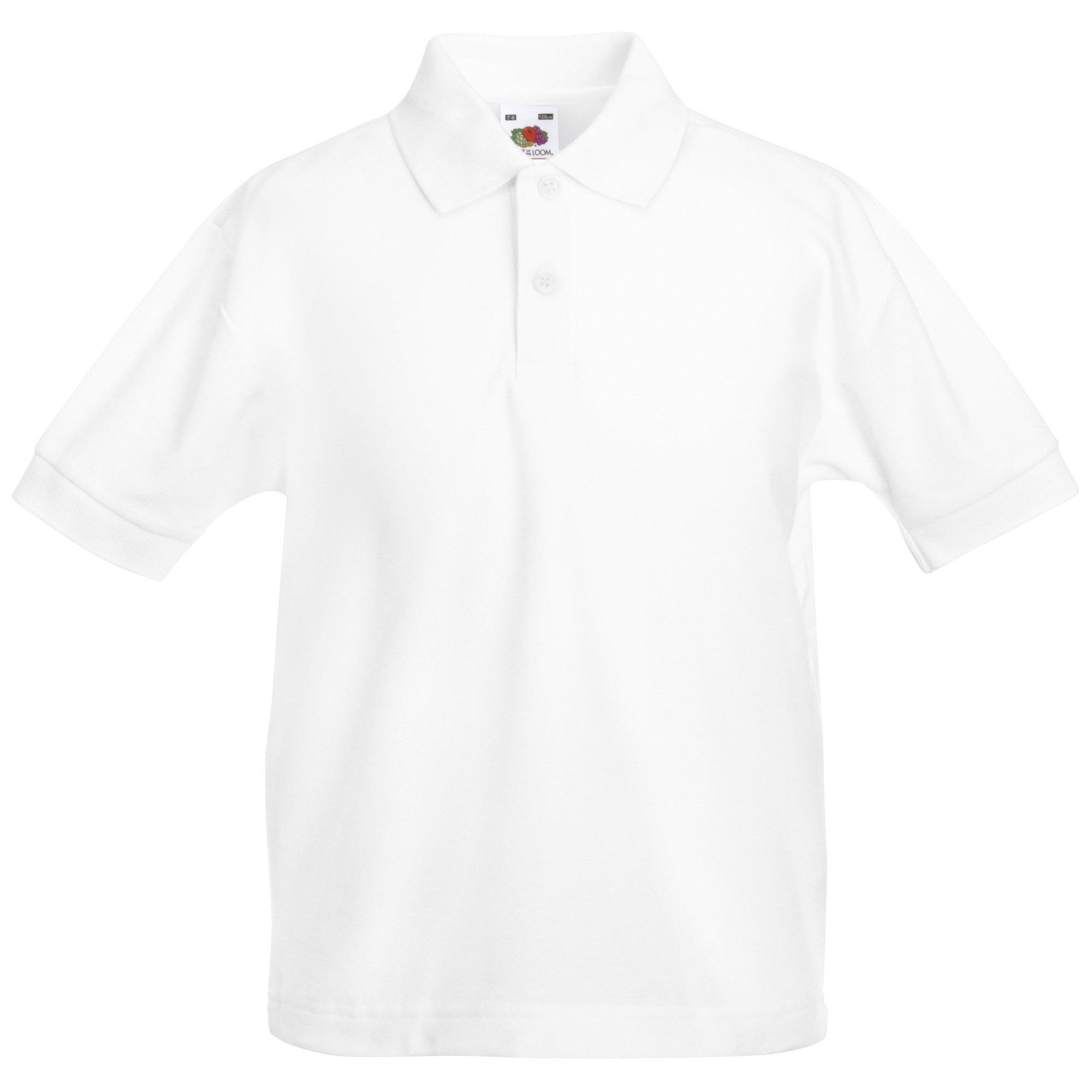 Fruit of the Loom  Polo à manches courtes Enfant (Lot de 2) 