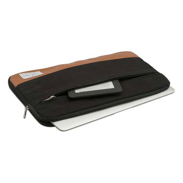 Image of Laptop Sleeve Black-Brown