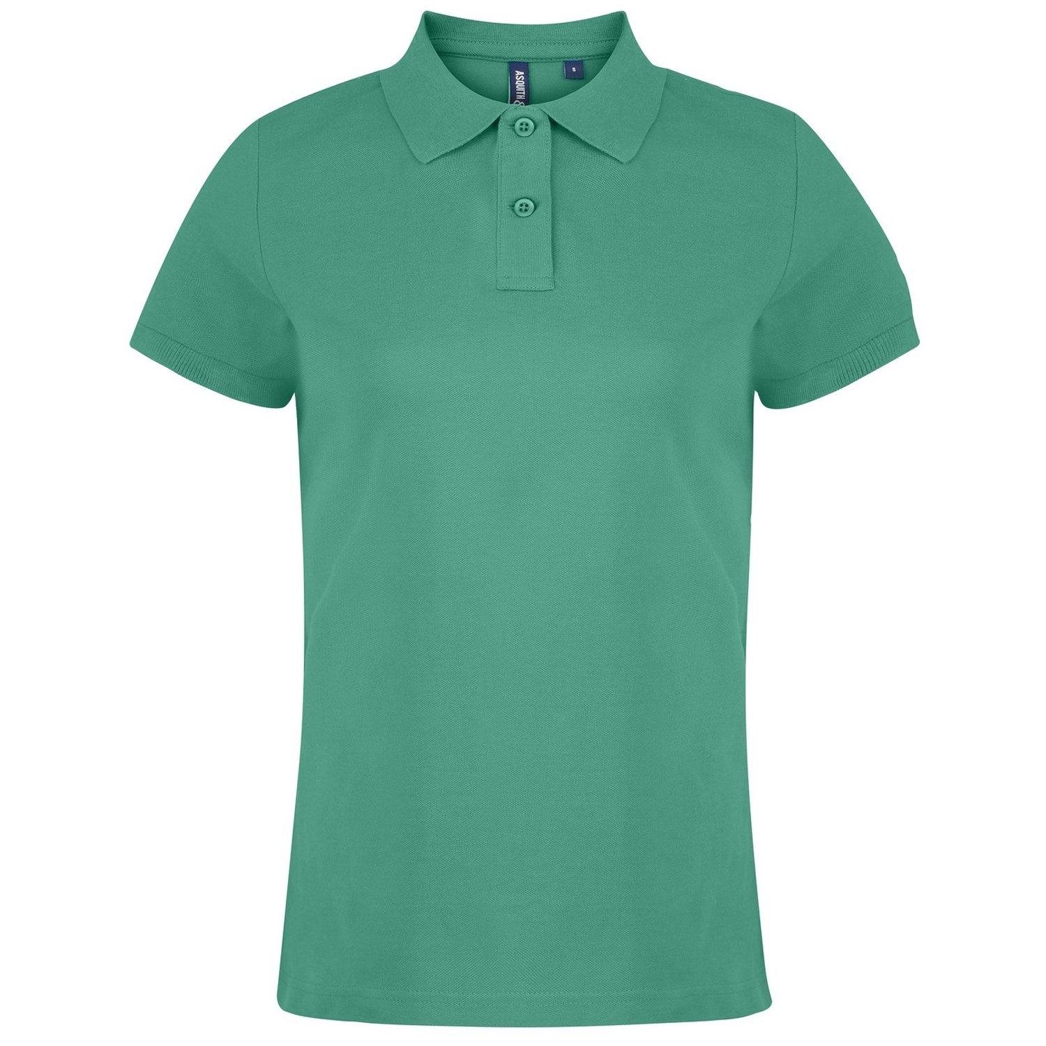Image of Poloshirt, Kurzarm Damen Grün XXL