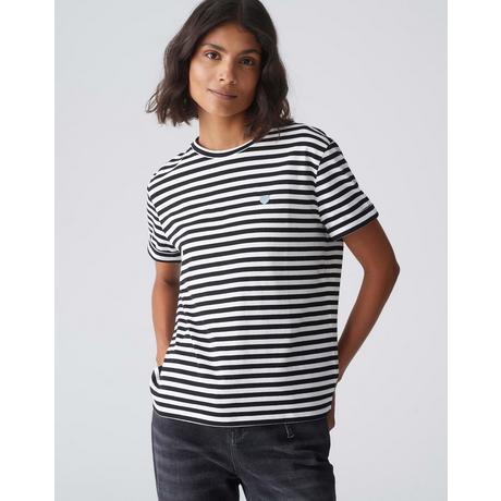 OPUS  Streifenshirt Serz stripe gerader Schnitt 