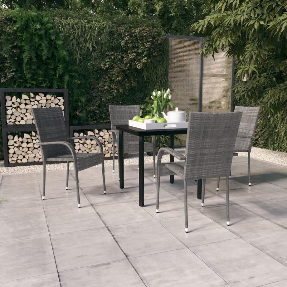VidaXL Garten essgruppe poly-rattan  