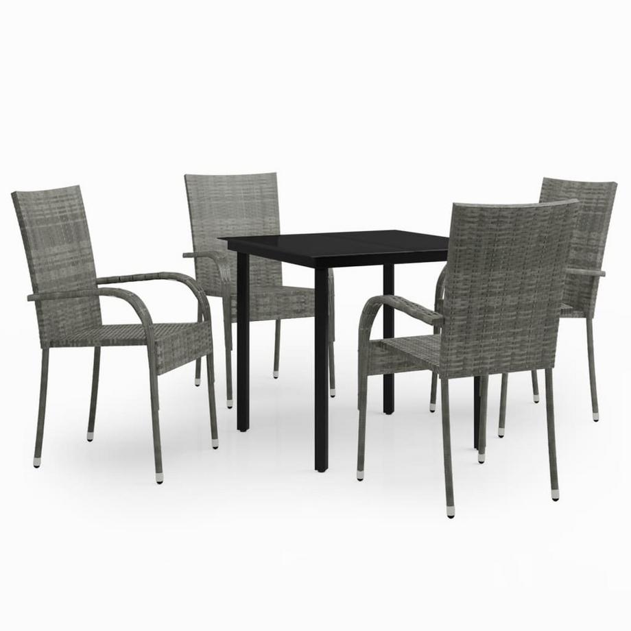 VidaXL Garten essgruppe poly-rattan  