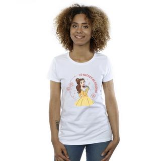 Disney  Tshirt BEAUTY AND THE BEAST I'D RATHER BE READING 