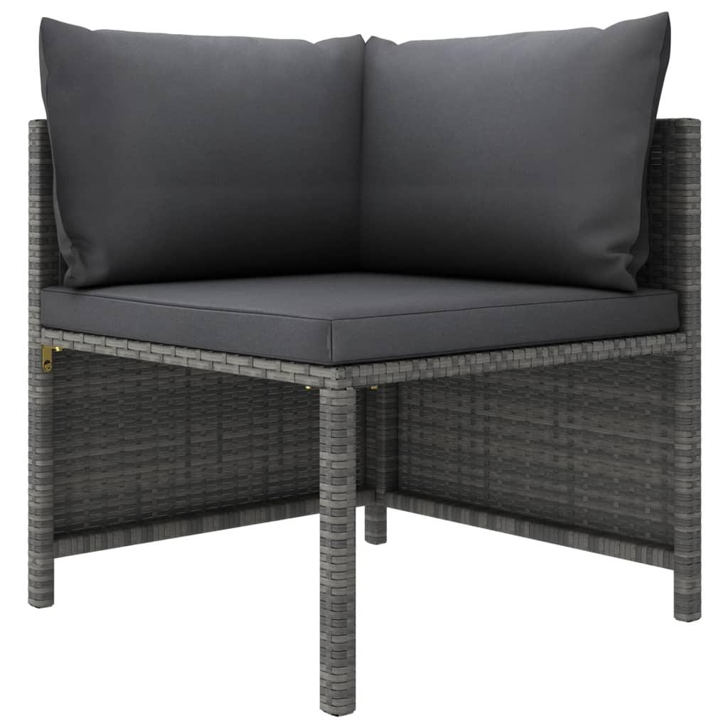 VidaXL Garten-sofagarnitur poly-rattan  