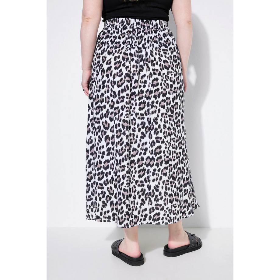 Studio Untold Jupe A-Line Mousseline Imprimé Léopard  