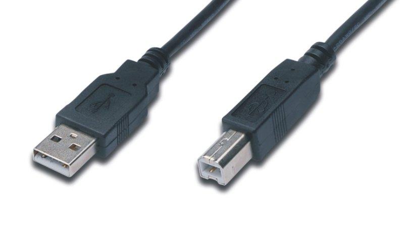 Image of USB 2.0 Kabel - AB - Stecker - 5.00m -