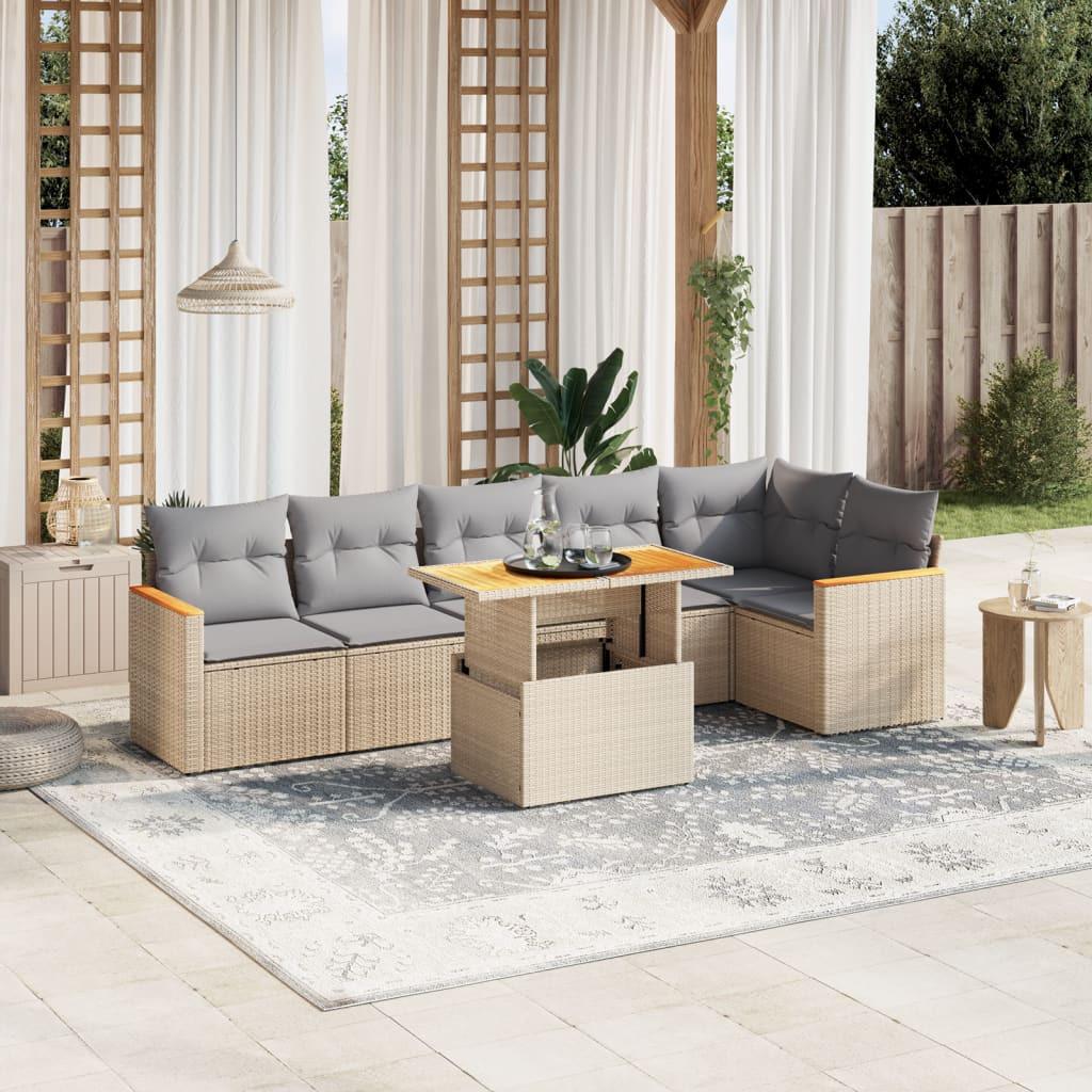 VidaXL Garten sofagarnitur poly-rattan  