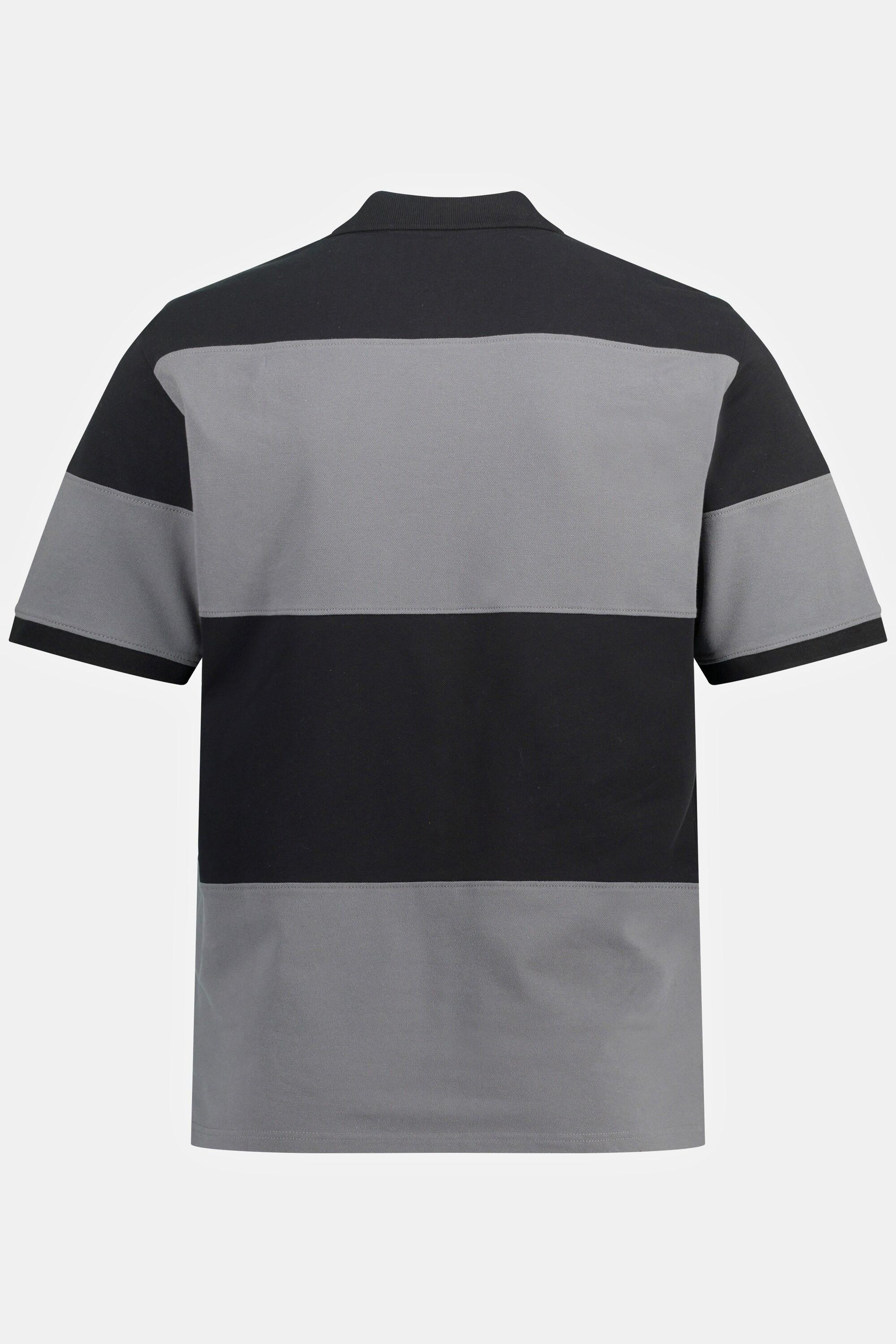 JP1880  Poloshirt, Golf, Halbarm, Blockstreifen 